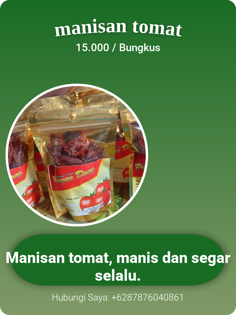 manisan tomat