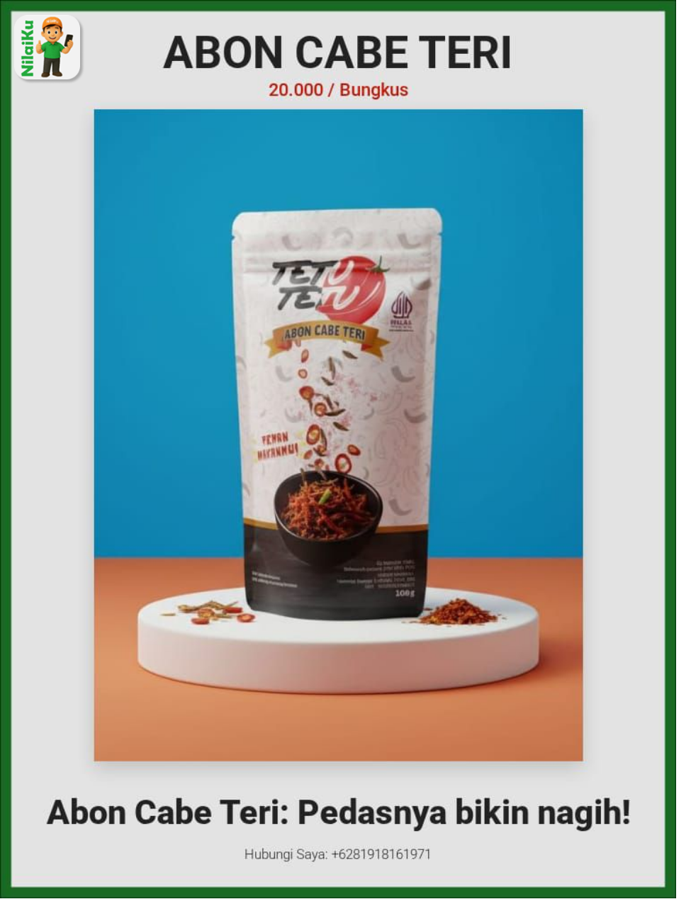 Teri Pedas Istimewa