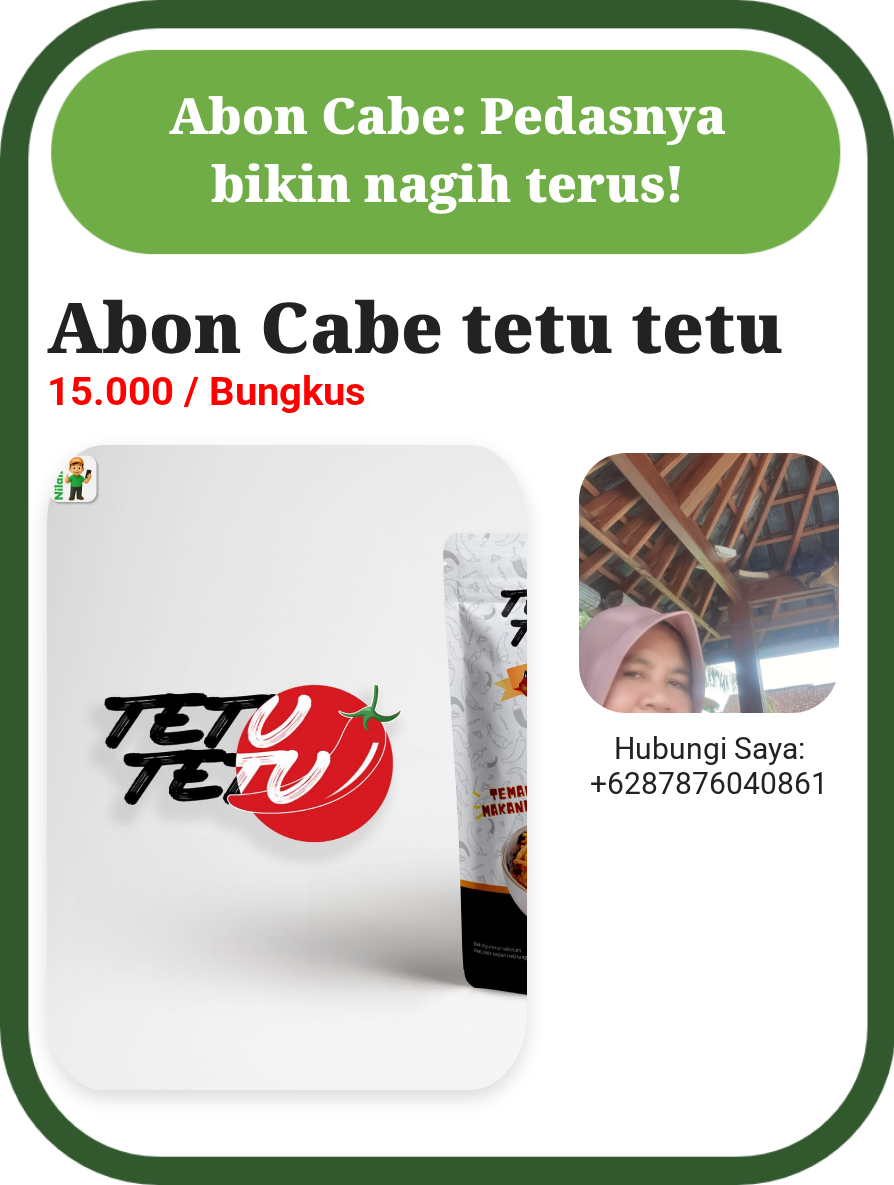 Abon Cabe tetu tetu