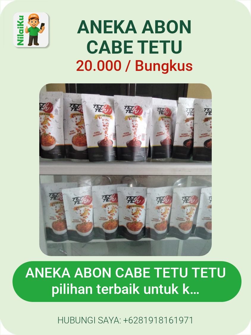 ANEKA ABON CABE TETU TETU