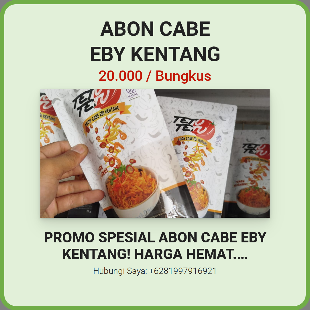 abon cabe eby kentang