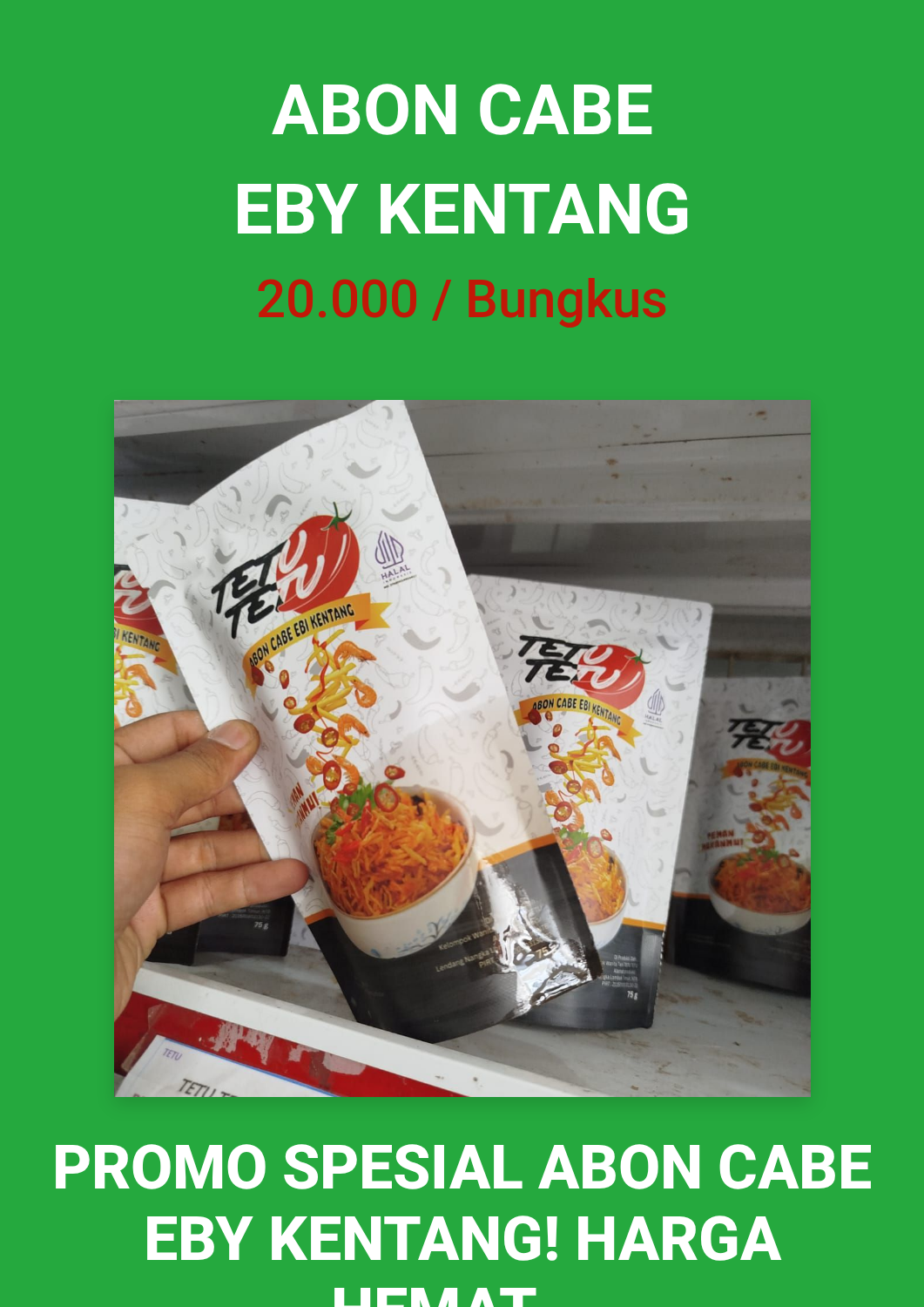 abon cabe eby kentang