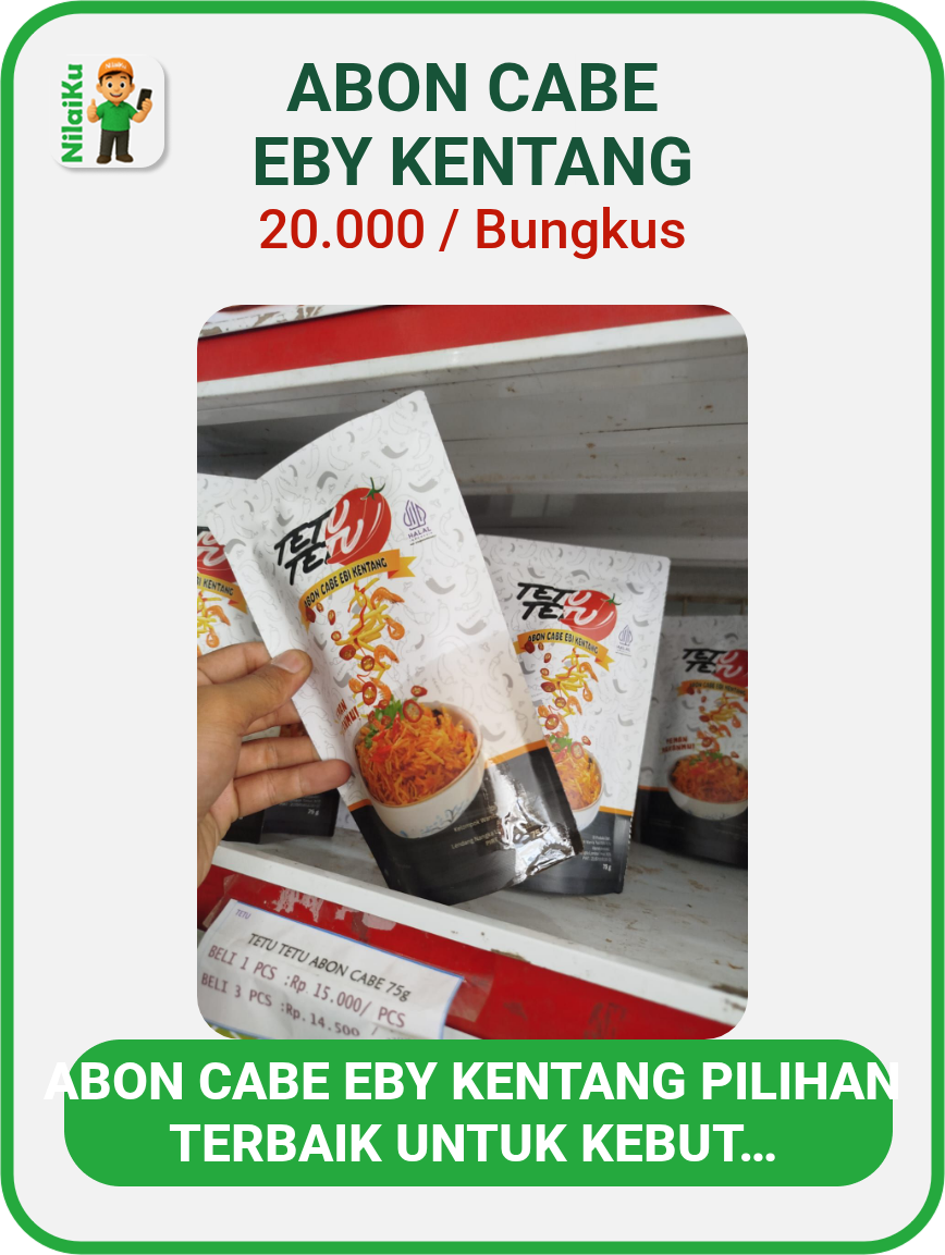 Promosi abon cabe eby kentang