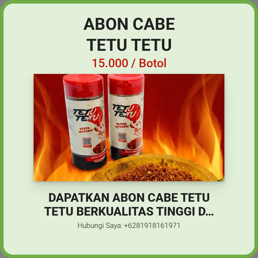 ABON CABE TETU TETU