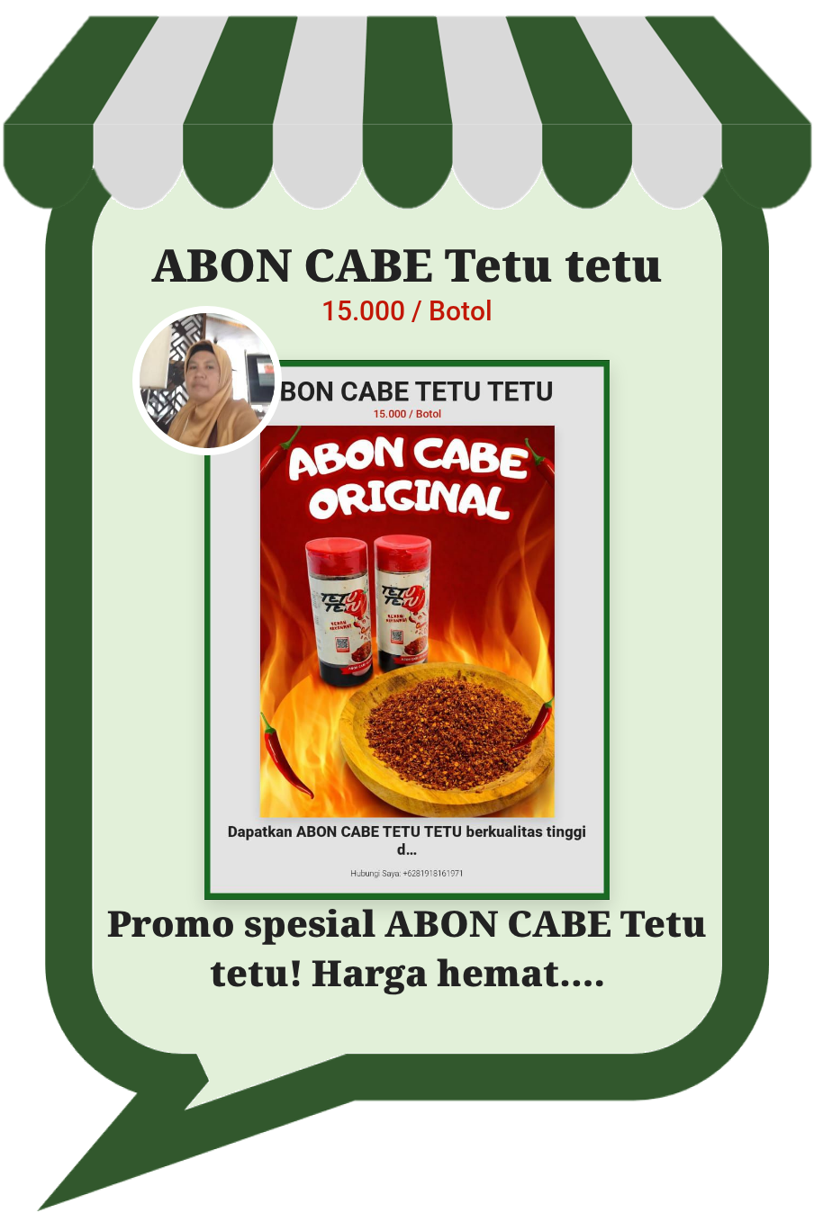 ABON CABE Tetu tetu