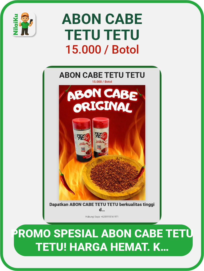 ABON CABE Tetu tetu