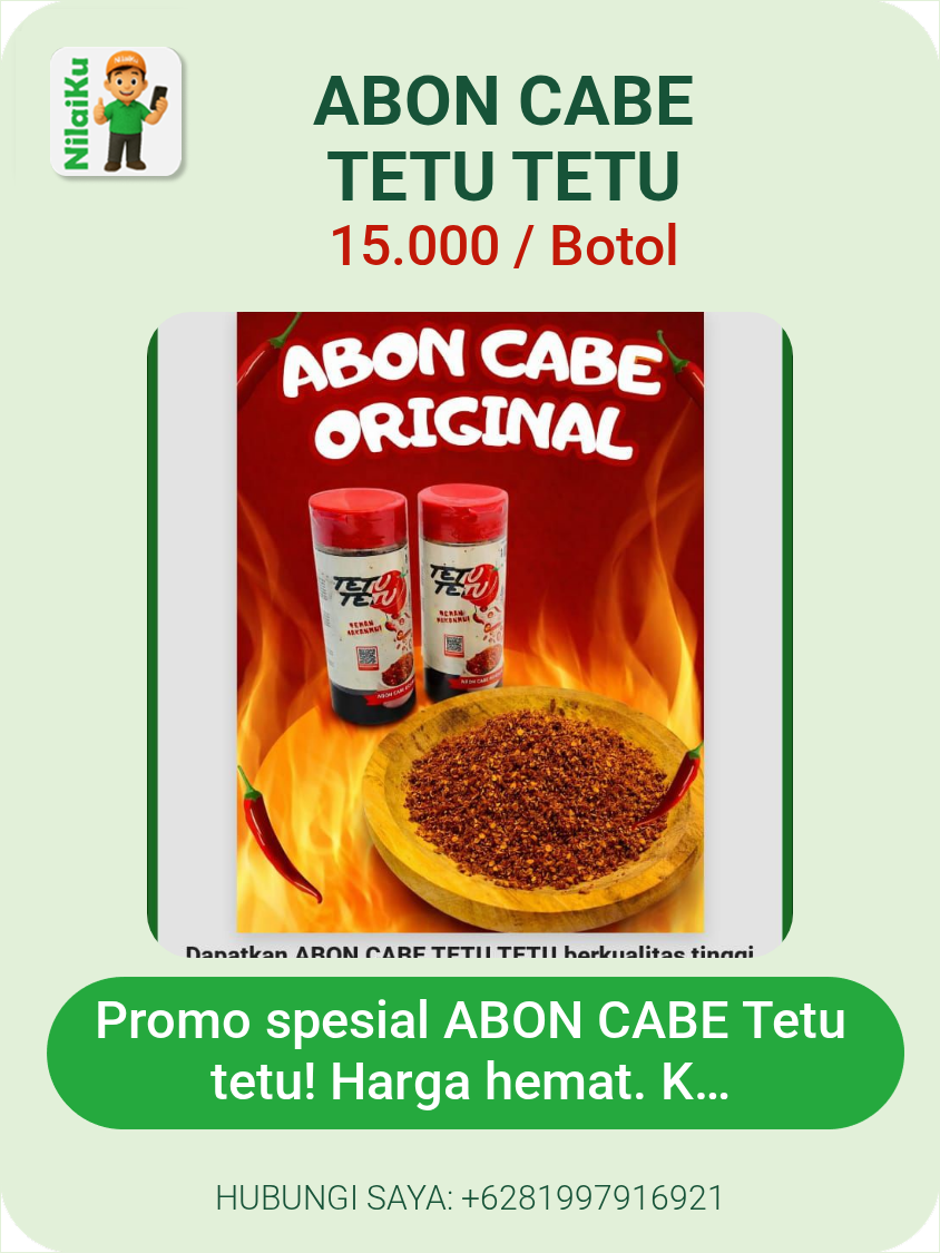 ABON CABE Tetu tetu
