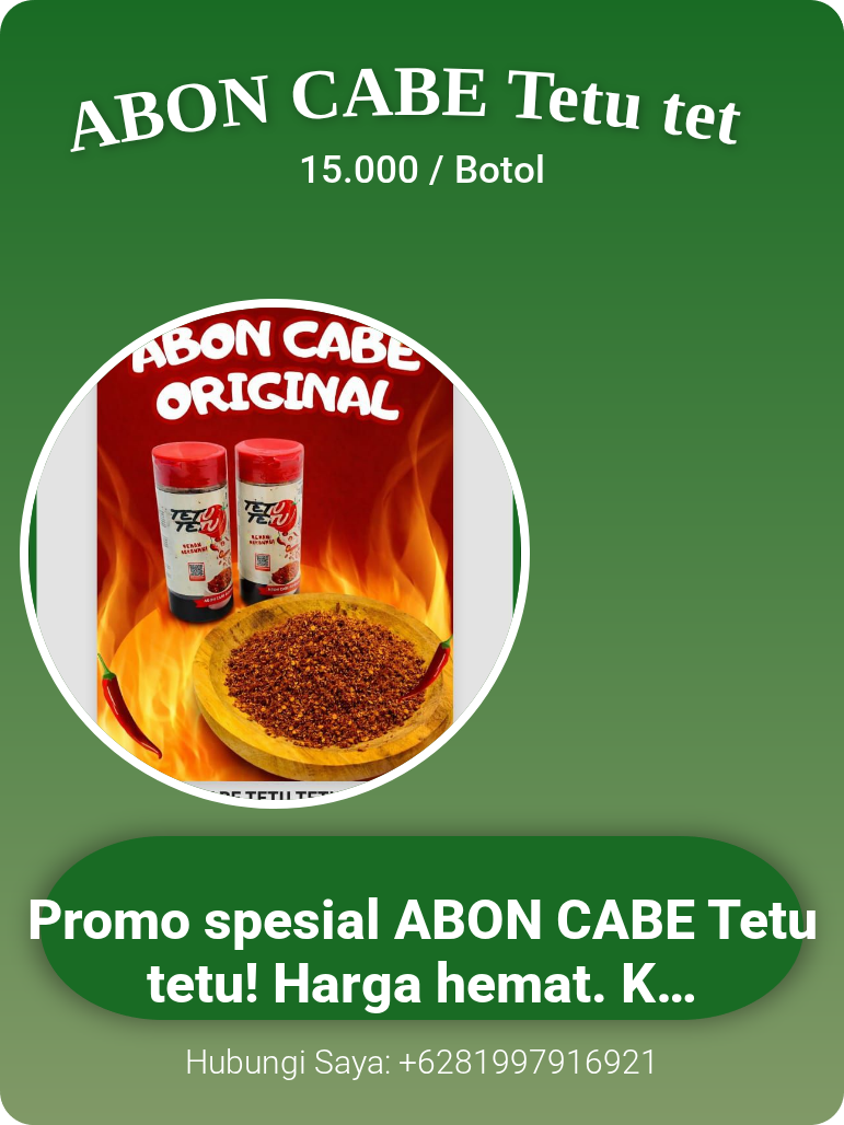 ABON CABE Tetu tetu