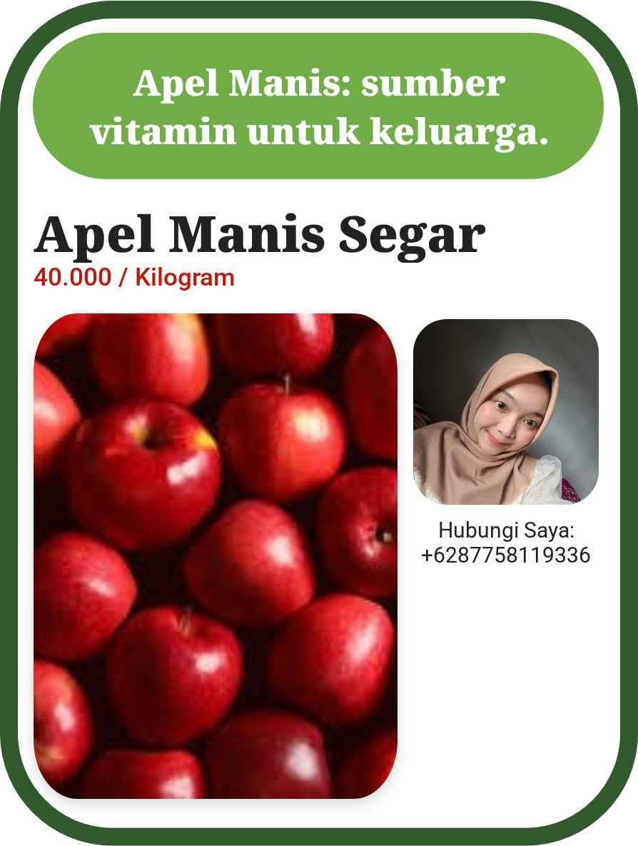 Apel Manis Segar