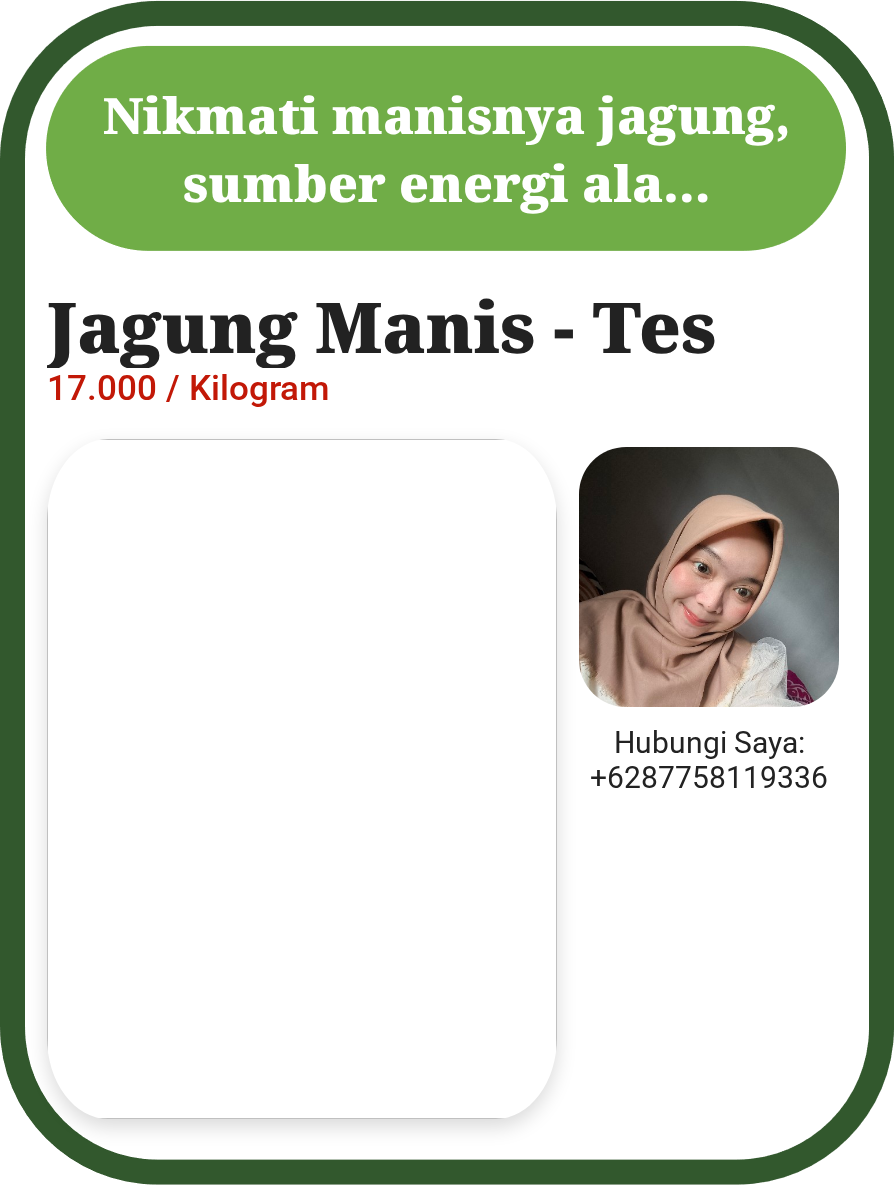 Jagung Manis - Tes KBD