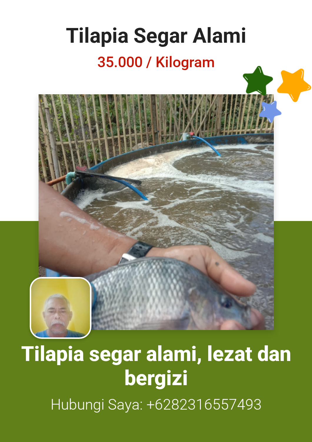 Promosi Tilapia Segar Alami