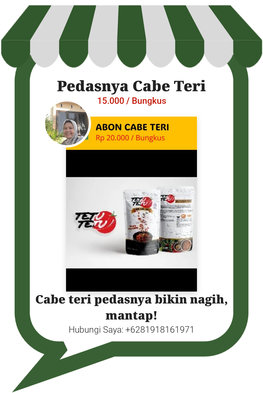 Promosi Pedasnya Cabe Teri