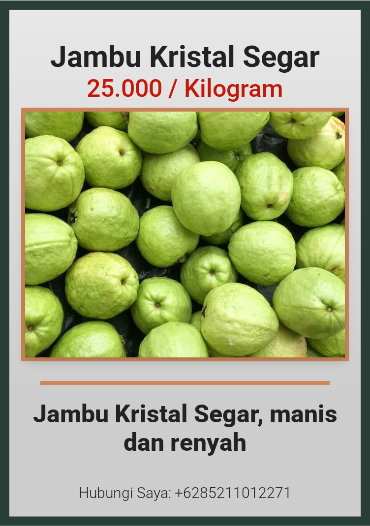 Jambu Kristal Segar