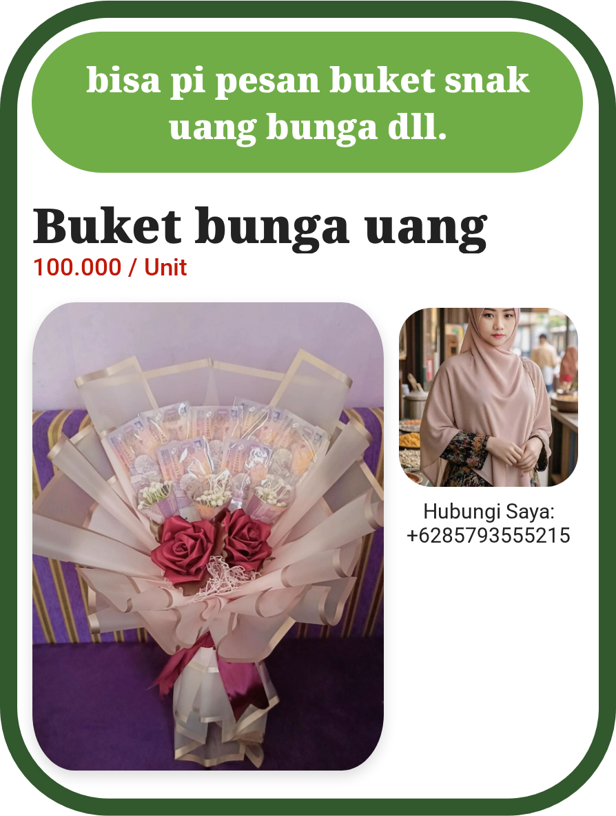 Buket bunga uang