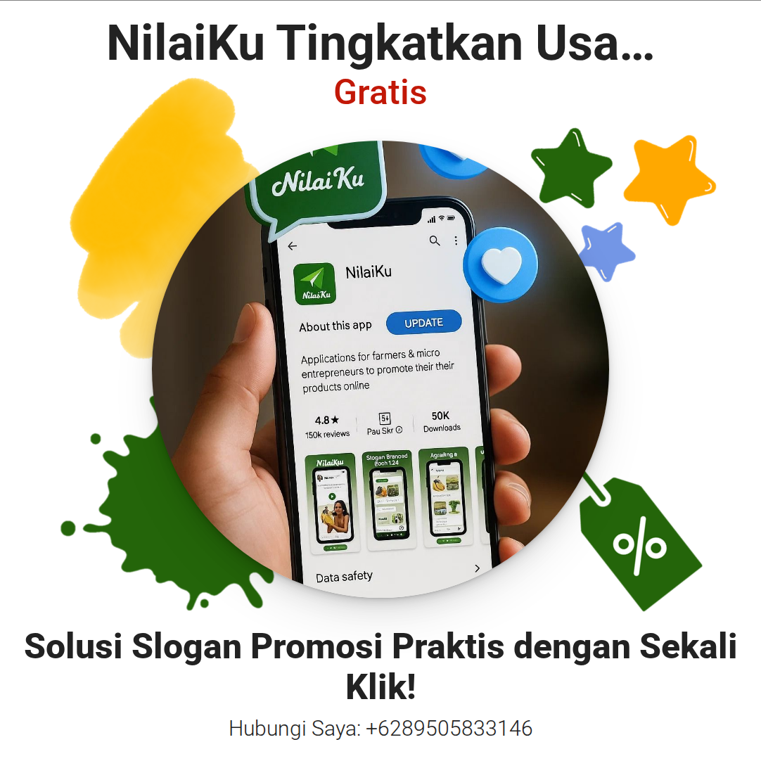 Promosi NilaiKu Tingkatkan Usaha Anda