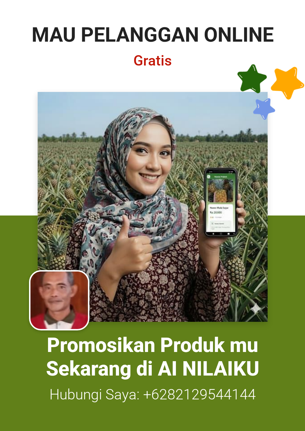 Promosi MAU PELANGGAN ONLINE